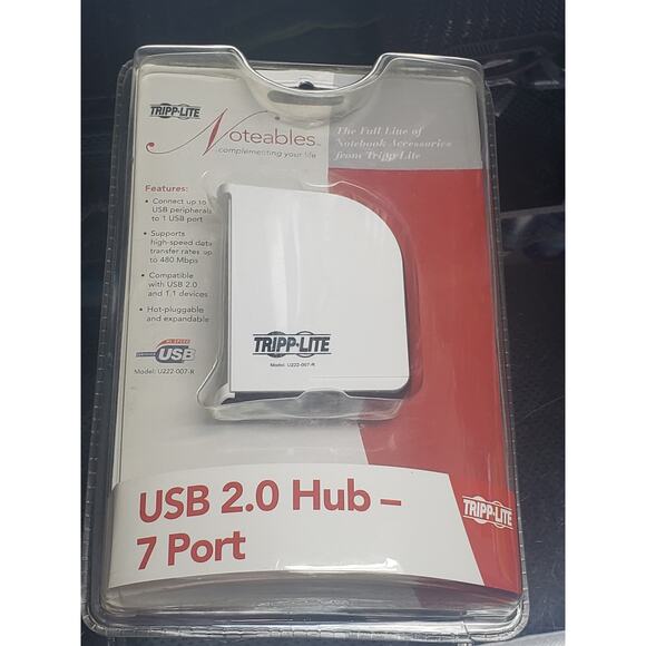 Tripp-Lite USB 2.0 & 1.1 Device Hub - 7 Port Model No. U222-007-R Data Transfer - Picture 11 of 11